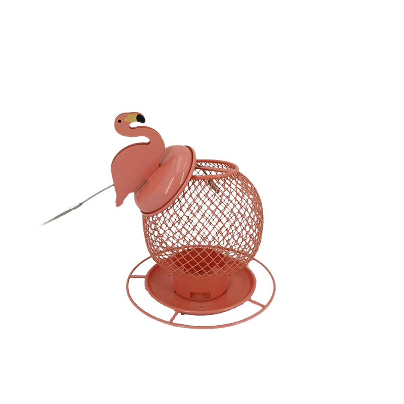 Custom Metal Artistic Squirrel-Proof Garden Bird Feeder Gift